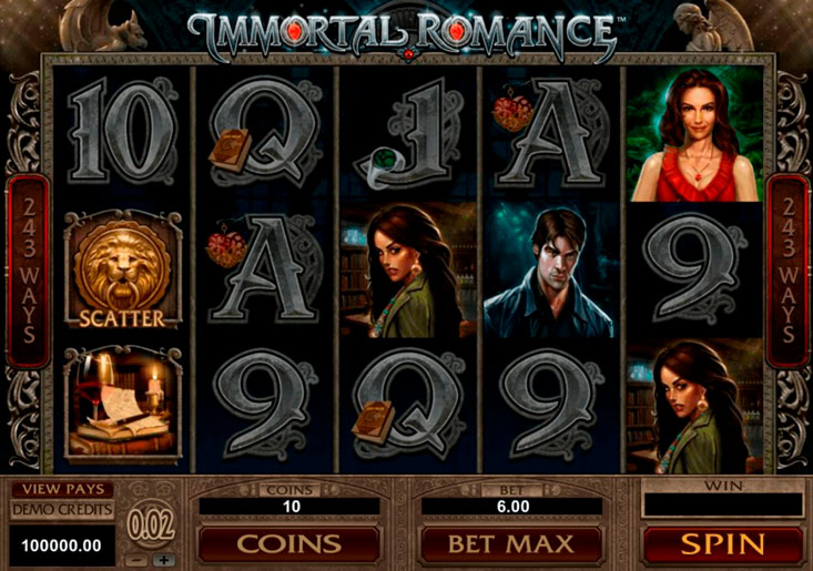 The slot machine dedicated to vampires